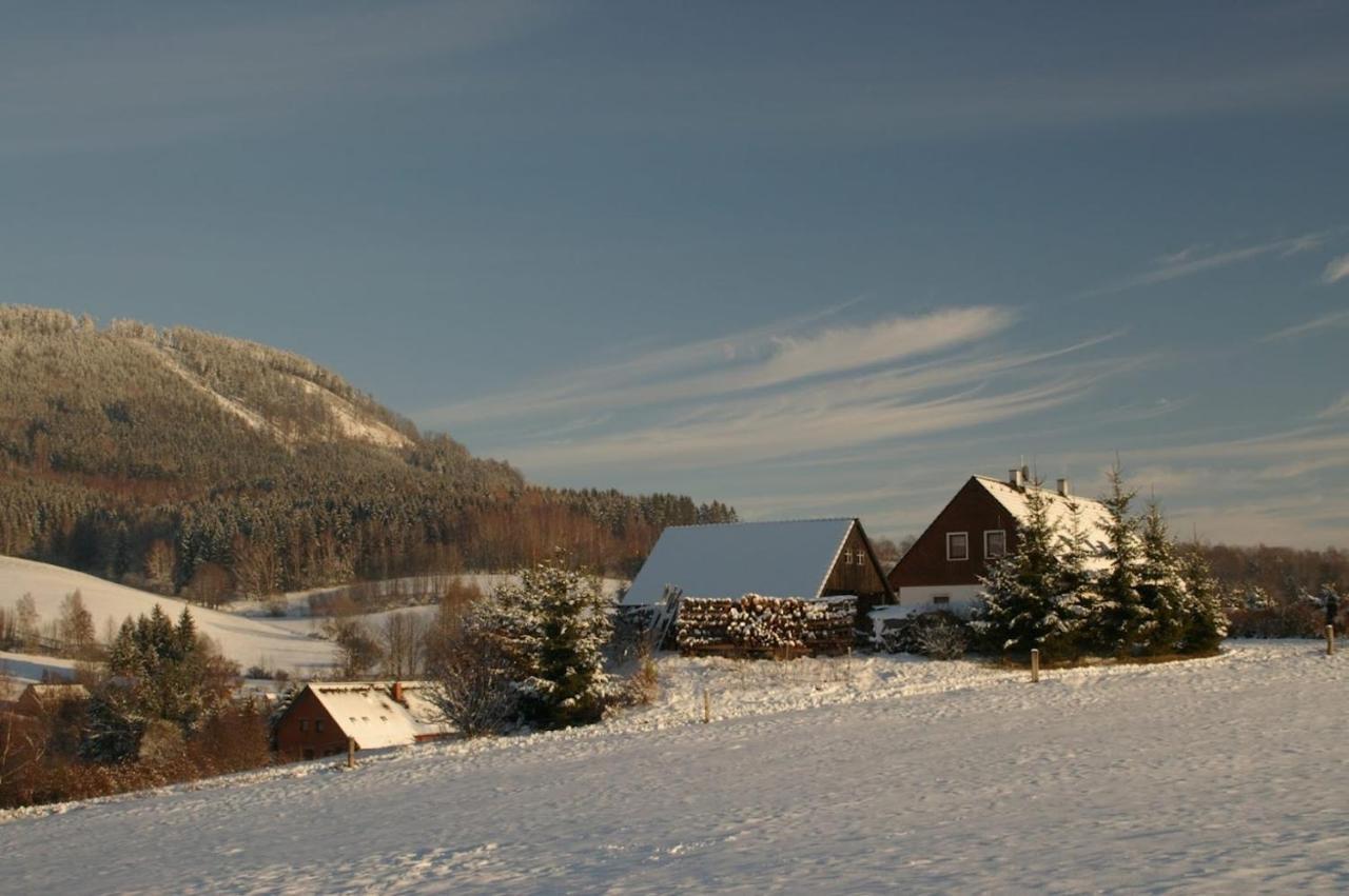 Apartman V Chaloupce Na Vrsku Bernartice  ภายนอก รูปภาพ